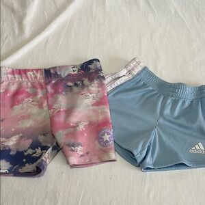 2T/24M Adidas and Converse shorts bundle